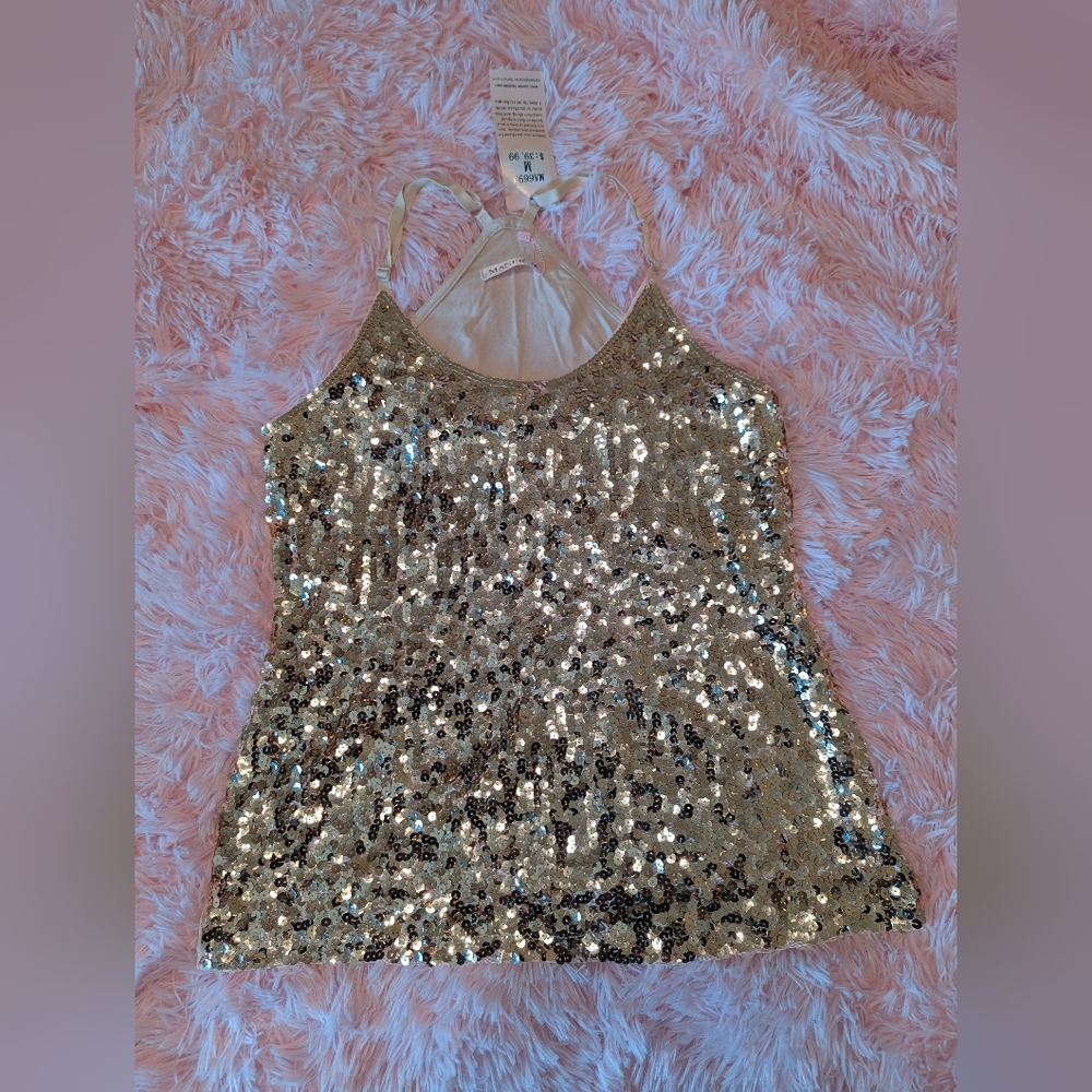 Maner sequin tank top